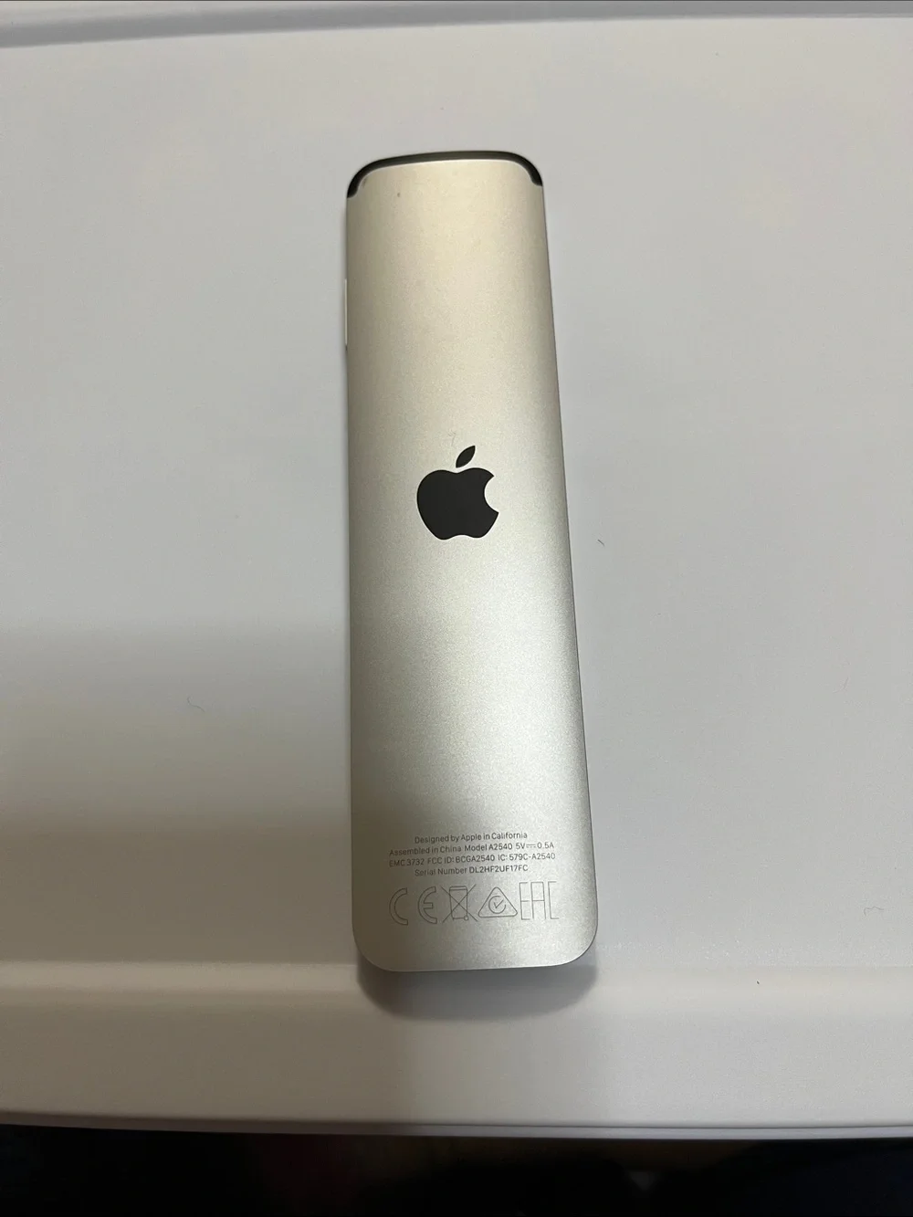 Apple Silver and Black Siri Remote for TV Streaming